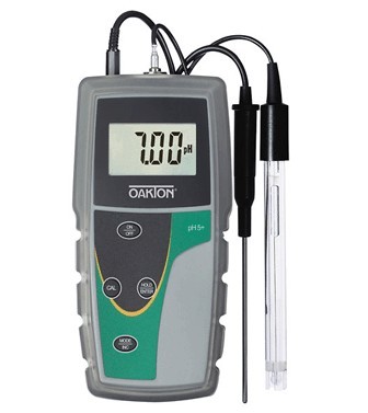 掌上型便攜式單排pH 顯示儀器pH5+